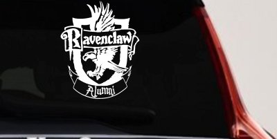 Ravenclaw Alumni Sci Fi Car or Truck Window Vinyl Decal Sticker
