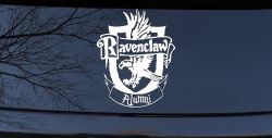 Ravenclaw Alumni Sci Fi Car or Truck Window Decal Sticker