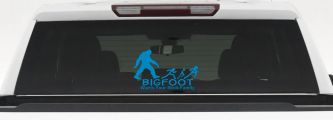 Bigfoot Wants Your Stick Family Funny Car or Truck Window Decal Sticker (Blue)