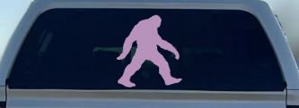 Bigfoot Sasquatch Sci Fi Car or Truck Window Decal Sticker (Lilac)
