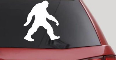 Bigfoot Sasquatch Sci Fi Car or Truck Window Vinyl Decal Sticker