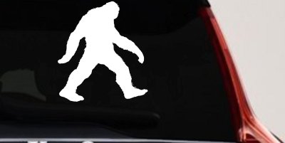 Bigfoot Sasquatch Sci Fi Car or Truck Window Vinyl Decal Sticker