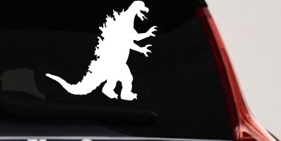 Godzilla Monster Sci Fi Car or Truck Window Vinyl Decal Sticker