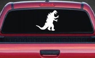 Godzilla Monster Sci Fi Car or Truck Window Decal Sticker