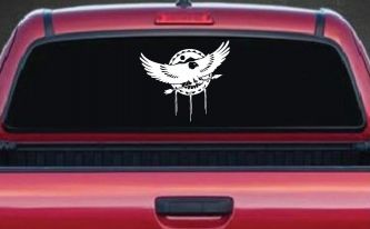 Dream Catcher Eagle Holding Arrow Native American Indian Dreamcatcher Car or Truck Window Decal Sticker