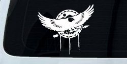 Dream Catcher Eagle Holding Arrow Native American Indian Dreamcatcher Car or Truck Window Decal Sticker