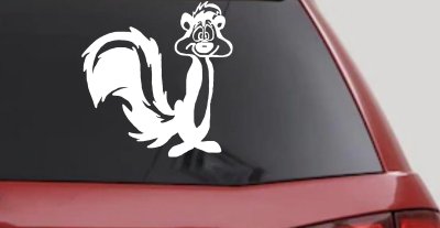 Pepe Le Pew Suprised Cartoons Car or Truck Window Vinyl Decal Sticker