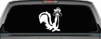 Pepe Le Pew Suprised Cartoons Car or Truck Window Decal Sticker