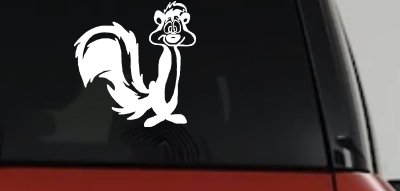 Pepe Le Pew Suprised Cartoons Car or Truck Window Vinyl Decal Sticker