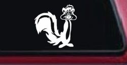 Pepe Le Pew Suprised Cartoons Car or Truck Window Decal Sticker