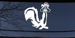 Pepe Le Pew Suprised Cartoons Car or Truck Window Decal Sticker