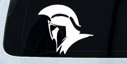Spartan Knight Helmet Car or Truck Window Decal Sticker