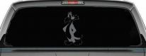 Sylvester The Cat Cartoons Car or Truck Window Decal Sticker (Silver)