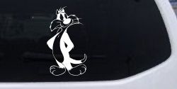 Sylvester The Cat Cartoons Car or Truck Window Decal Sticker