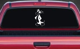 Sylvester The Cat Cartoons Car or Truck Window Decal Sticker