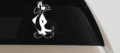 Sylvester The Cat Cartoons Car or Truck Window Vinyl Decal Sticker