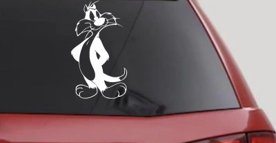 Sylvester The Cat Cartoons Car or Truck Window Vinyl Decal Sticker