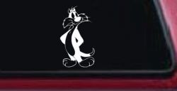 Sylvester The Cat Cartoons Car or Truck Window Decal Sticker