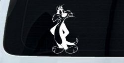 Sylvester The Cat Cartoons Car or Truck Window Decal Sticker