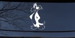 Sylvester The Cat Cartoons Car or Truck Window Decal Sticker