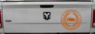 Official Hummer Recovery Vehicle Off Road Car or Truck Window Decal Sticker (Nut Brown)