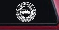 Official Hummer Recovery Vehicle Off Road Car or Truck Window Decal Sticker