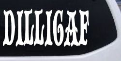 Dilligaf Do I look Like A Give A FxxK Funny Car or Truck Window Decal Sticker