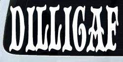 Dilligaf Do I look Like A Give A FxxK Funny Car or Truck Window Decal Sticker