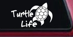 Turtle Life Car or Truck Window Decal Sticker