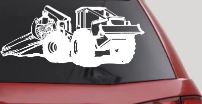 Log Skidder Logging Business Car or Truck Window Vinyl Decal Sticker