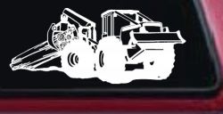 Log Skidder Logging Business Car or Truck Window Decal Sticker