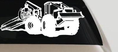 Log Skidder Logging Business Car or Truck Window Vinyl Decal Sticker