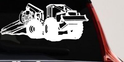 Log Skidder Logging Business Car or Truck Window Vinyl Decal Sticker
