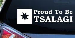 Proud To Be Tsalagi Cherokee Native American Indian Car or Truck Window Decal Sticker