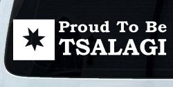 Proud To Be Tsalagi Cherokee Native American Indian Car or Truck Window Decal Sticker