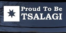 Proud To Be Tsalagi Cherokee Native American Indian Car or Truck Window Decal Sticker