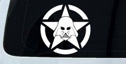 Darth Vader Star Wars Jeep Star Sci Fi Car or Truck Window Decal Sticker