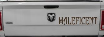 Malefincent Sci Fi Car or Truck Window Vinyl Decal Sticker (Brown)
