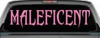 Malefincent Sci Fi Car or Truck Window Decal Sticker (Pink)