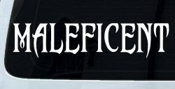 Malefincent Sci Fi Car or Truck Window Decal Sticker