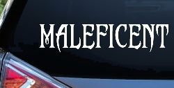 Malefincent Sci Fi Car or Truck Window Decal Sticker