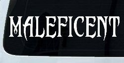 Malefincent Sci Fi Car or Truck Window Decal Sticker