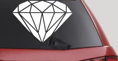 Diamond Car or Truck Window Vinyl Decal Sticker