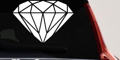 Diamond Car or Truck Window Vinyl Decal Sticker
