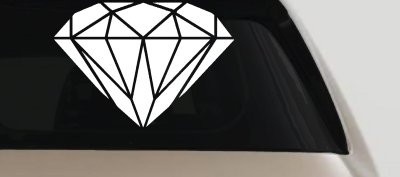 Diamond Car or Truck Window Vinyl Decal Sticker
