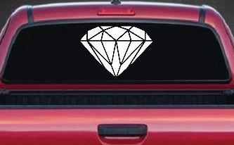 Diamond Car or Truck Window Decal Sticker