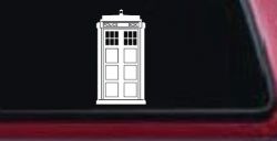 Dr Who Tardis Police Box Sci Fi Car or Truck Window Decal Sticker