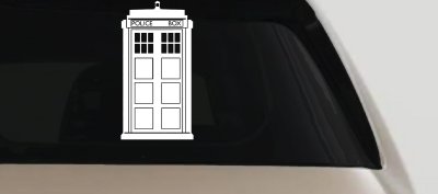 Dr Who Tardis Police Box Sci Fi Car or Truck Window Vinyl Decal Sticker