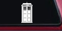 Dr Who Tardis Police Box Sci Fi Car or Truck Window Decal Sticker