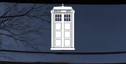 Dr Who Tardis Police Box Sci Fi Car or Truck Window Decal Sticker